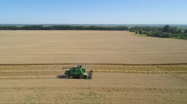 Buğday tarlasında hasatçıyı birleştir