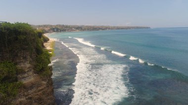 Plajlı deniz manzarası