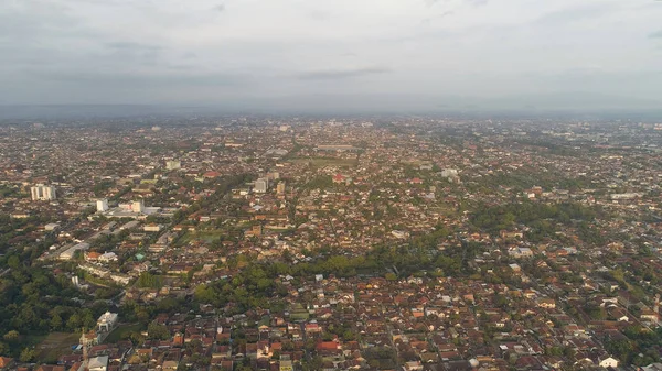 Cidade vista aérea Yogyakarta, Indonésia — Fotografia de Stock