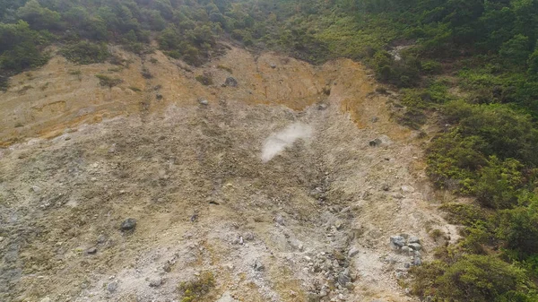 volcanic plateau Indonesia Dieng Plateau