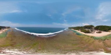 Plaj vr360 ile deniz manzarası