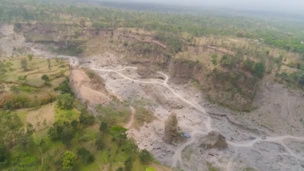 Berglandschaft Jawa Insel, Indonesien. — Stockvideo