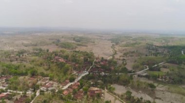 Endonezya 'da tarım arazisi.