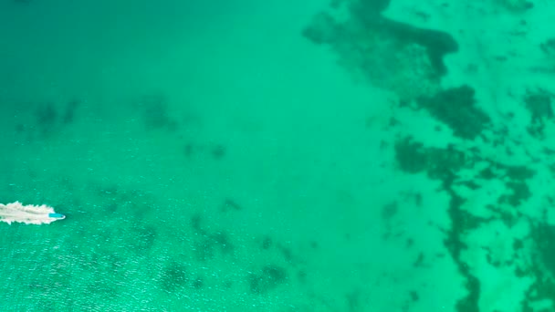 Azure Lagoon Island Boracay Island, Filipinas. — Vídeo de Stock