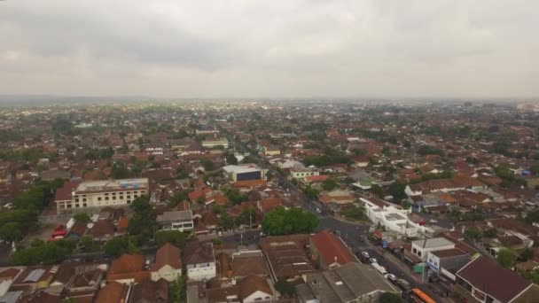 Vue aérienne Yogyakarta, Indonésie — Video