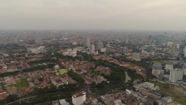Surabaya fővárosa Kelet-Jáva, Indonézia — Stock videók