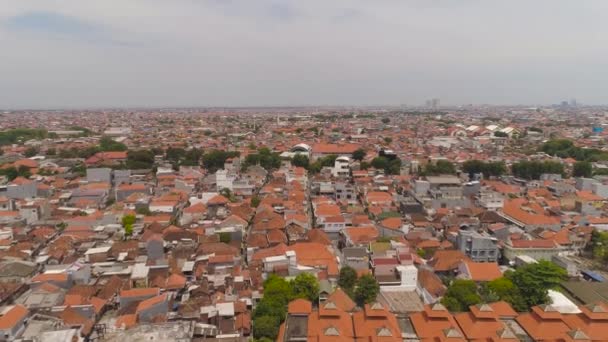 Surabaya capital leste java, indonésia — Vídeo de Stock