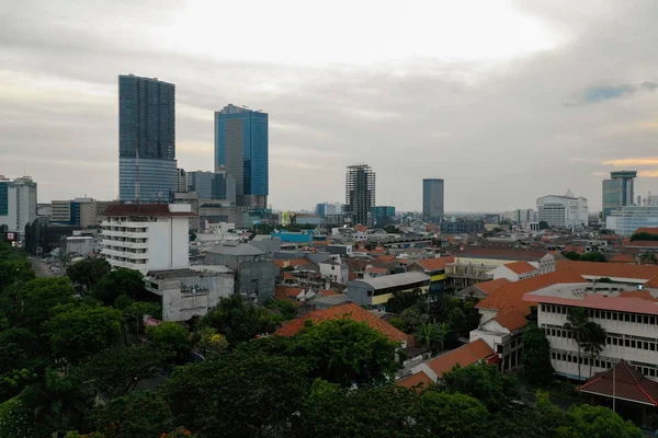 Surabaya capital city east java, indonesia — Stock Photo, Image