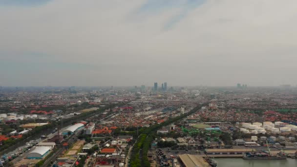 Surabaya hoofdstad Oost-Java, Indonesië — Stockvideo