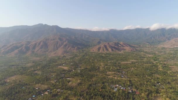 Landwirtschaftliche Flächen in Indonesien — Stockvideo