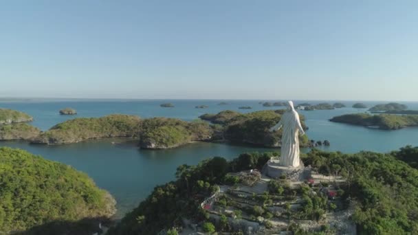 Conjunto de islas en el mar. Filipinas. — Vídeos de Stock