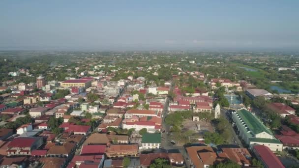 Gamla stan Vigan i Filippinerna. — Stockvideo