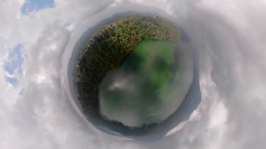 Dağlar Bali, Endonezya vr360 gölde