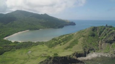 Palau adasının kıyısında. Filipinler.