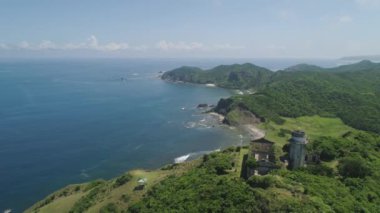 Cape engano yılında deniz feneri. Filipinler, Palau Island.