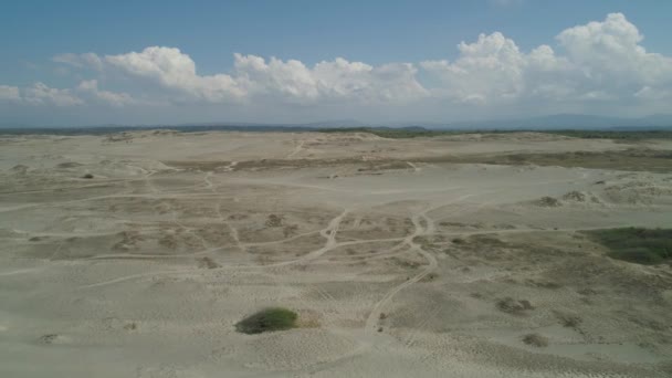 Paoay Sanddünen, Ilocos Norte, Philippinen. — Stockvideo