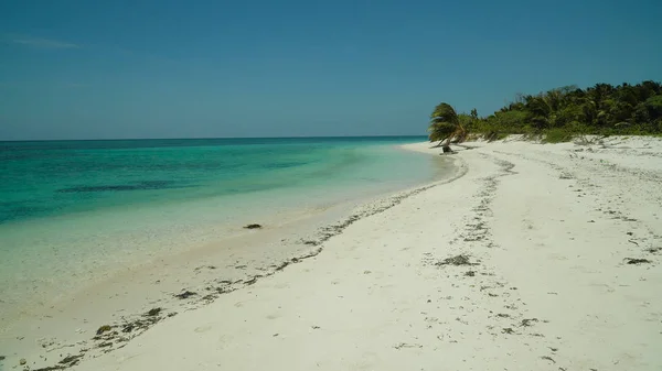 Kumlu bir tropik ada. Balabac, Palawan, Filipinler. — Stok fotoğraf