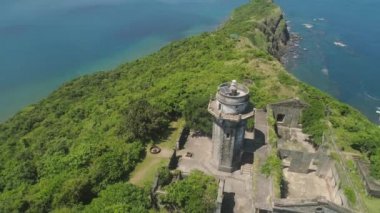 Cape engano yılında deniz feneri. Filipinler, Palau Island.