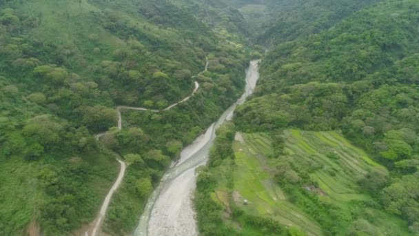 Provincia di montagna nelle Filippine. — Video Stock