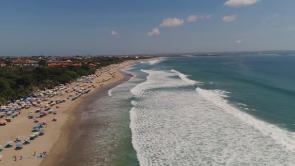 Kuta strand Bali Indonéziában — Stock videók