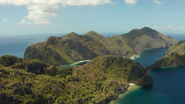 Paisaje marino con islas tropicales El Nido, Palawan, Filipinas — Foto de Stock