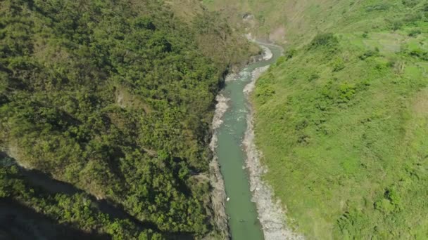 Bergprovincie in de Filipijnen. — Stockvideo