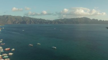 Gün batımı nda Deniz Manzarası, Filipinler, Palawan