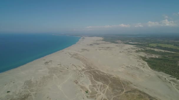 Paoay Sand Dunes, Ilocos Norte, Filipíny. — Stock video