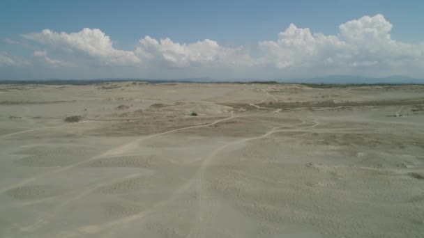 Paoay Sand Dunes, Ilocos Norte, Fülöp-szigetek. — Stock videók