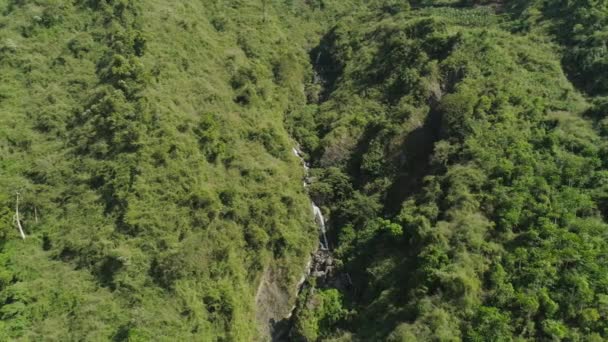 Waterfall in the mountains. — Stock Video