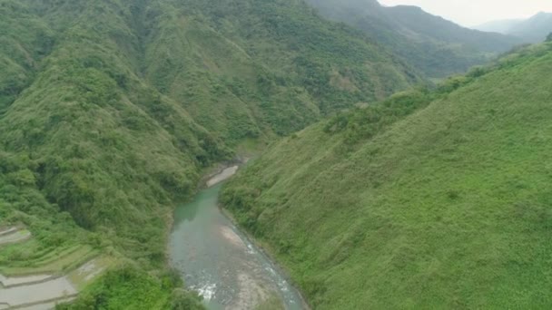 Гірська провінція в Філіппінах . — стокове відео