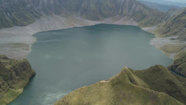Crater Lake Pinatubo, Filipinas, Luzón. — Vídeos de Stock