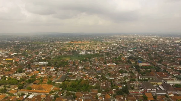 Aerial view Yogyakarta, Indonesia — Stock Photo, Image