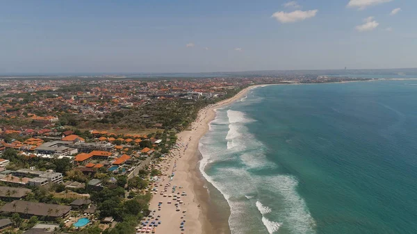 Vista aerea spiaggia, Bali, Kuta. — Foto Stock