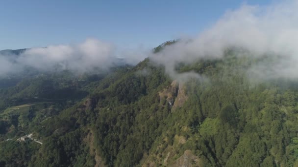 Bergprovincie in de Filipijnen. — Stockvideo