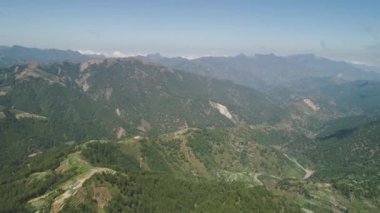 Filipinler 'de bir dağ ilinde tarım arazisi, Luzon