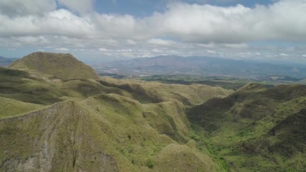 フィリピンの山岳地帯、ピナトゥボ. — ストック動画