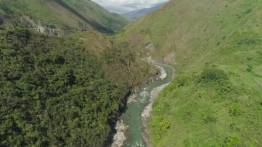 Filipinler 'deki Dağ Bölgesi.