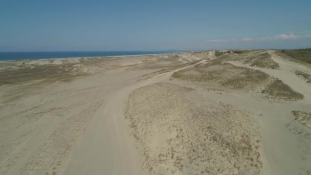 Paoay Sand Dunes, Ilocos Norte, Филиппины. — стоковое видео