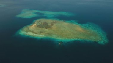 Mercan kayalıkları mercan adası, Bali.