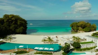 Beyaz kumlu plajlı Boracay Adası, Filipinler
