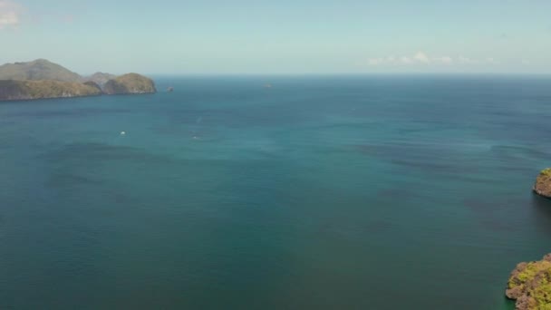 Paysage marin avec îles tropicales El Nido, Palawan, Philippines