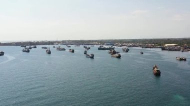 Zamboanga şehrinde bir liman. Mindanao, Filipinler.