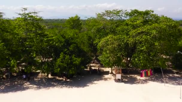 Büyük Santa Cruz Adası. Filipinler, Zamboanga. — Stok video