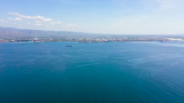 La ciudad de Zamboanga.Mindanao, Filipinas. — Vídeo de stock