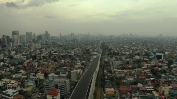 Manila, capital das Filipinas. — Vídeo de Stock