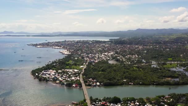 Cidade de Surigao. Surigao del Norte, Mindanao, Filipinas. — Vídeo de Stock