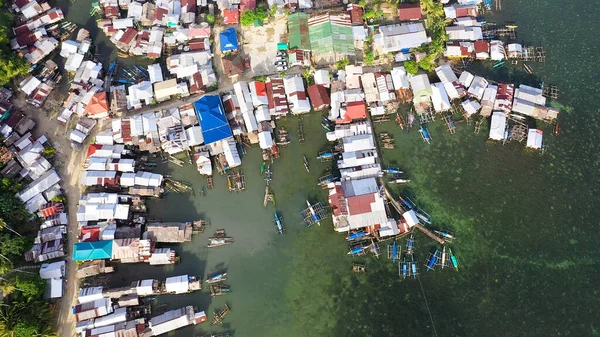 Fishing village in the Philippines. Mindanao — Stock Image Fishing village in the Philippines. Mindanao Royalty Free Stock Photos