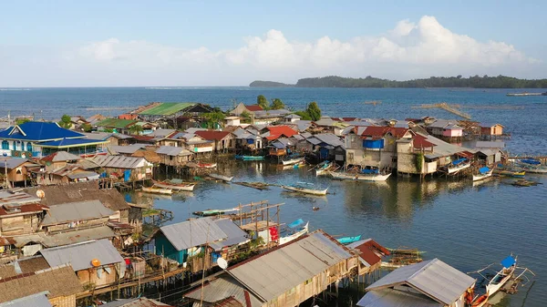 Fishing village in the Philippines. Mindanao — Stock Image Fishing village in the Philippines. Mindanao Stock Image