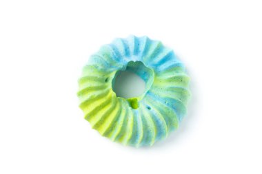 Tatlı taze beyaz, en iyi görünüm izole tatlı merengues hatmi zephyr pasta.